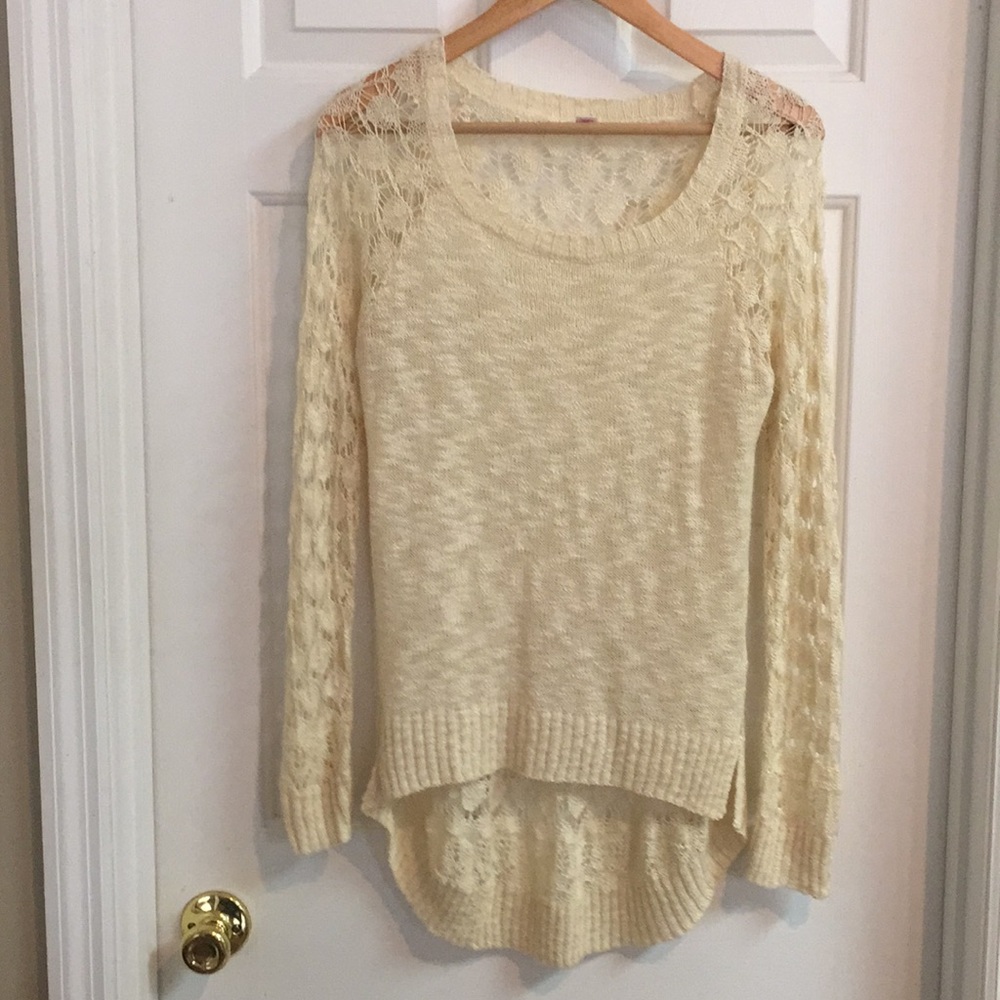Cream sweater